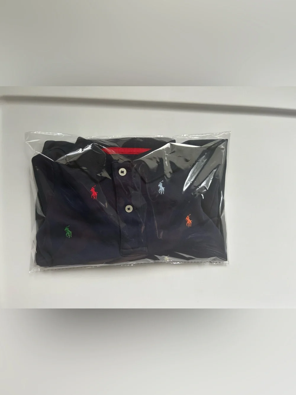 Ralph Lauren Baby Multi Pony Polo Coverall Romper Navy 12M NWOT⁠